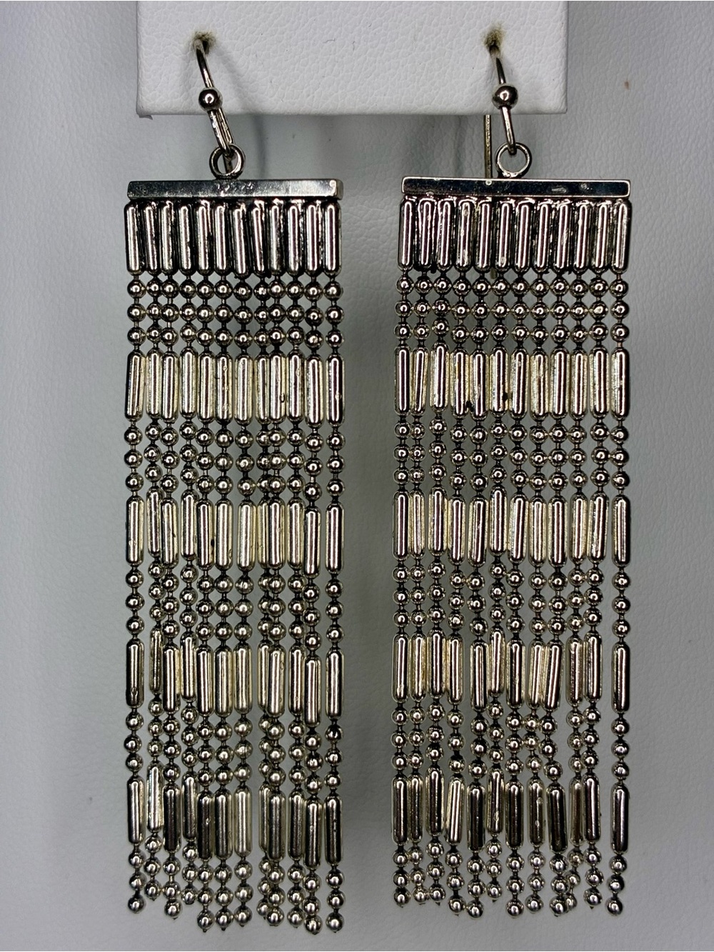 Silver-Tone Fringe Drop Earrings - Women Jewelry